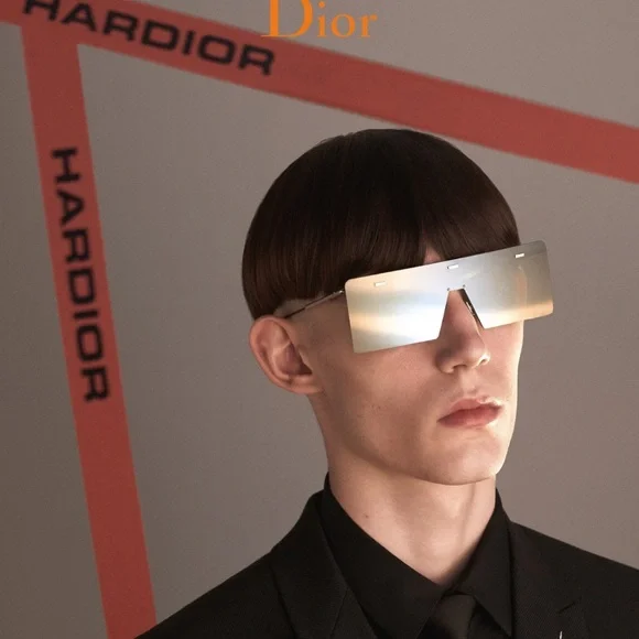 Unisex Hardior Dior Mirror Shield Sunglasses - Picture 7 of 7